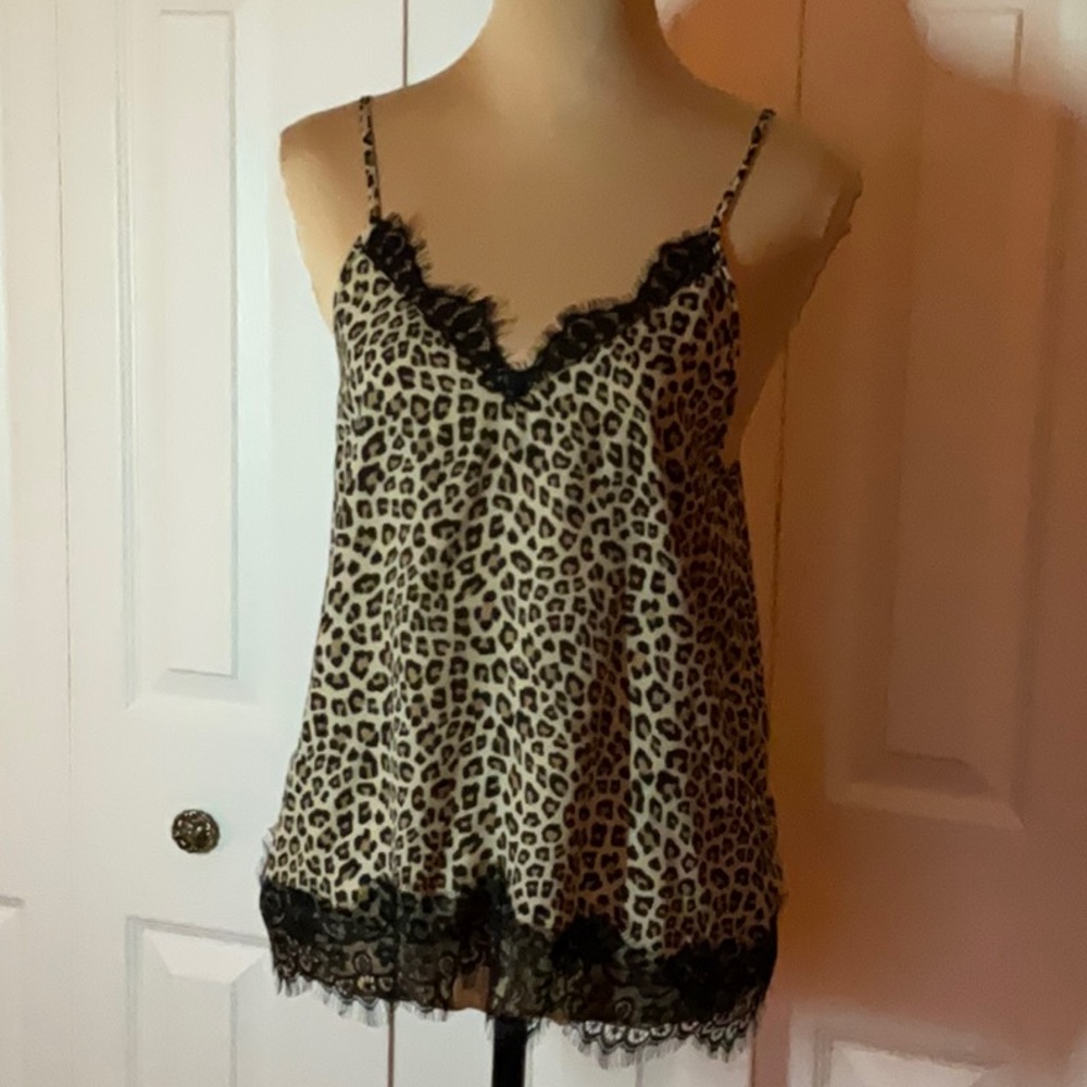 NWT: Animal Print w/Eyelash Lace Trim, H&M size 8.